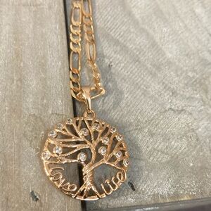 Gold Tree of Life Pendant Necklace